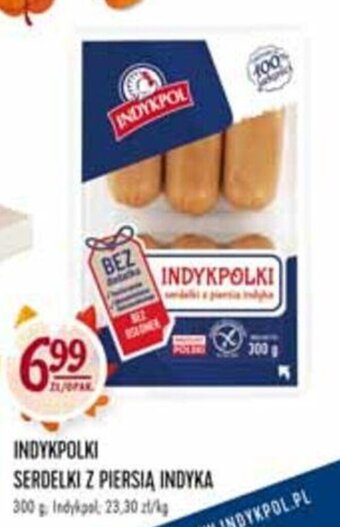 Stokrotka Indykpol indykpolki serdelki z piersią indyka 300g oferta
