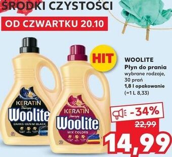 Kaufland Płyn do prania dark woolite keratin oferta