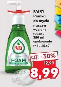 Kaufland Pianka do mycia naczyń fairy oferta