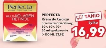 Kaufland Krem do twarzy 70+ perfecta multi kolagen retinol oferta