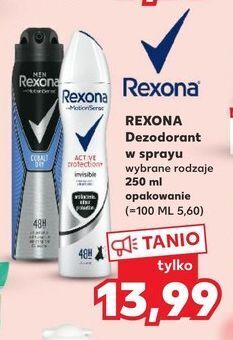 Kaufland Antyperspirant rexona men cobalt dry oferta