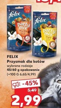 Kaufland Karma dla kotów mixed grill purina felix party mix oferta