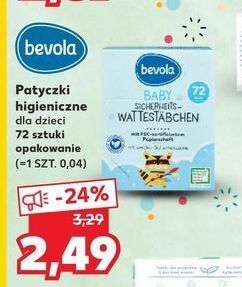 Kaufland Patyczki kosmetyczne dla dzieci bevola baby oferta
