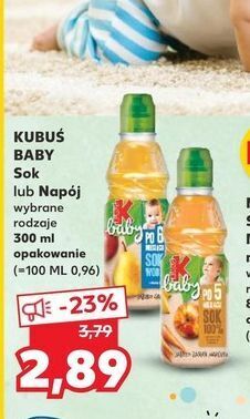 Kaufland Sok marchew jabłko banan kubuś baby oferta