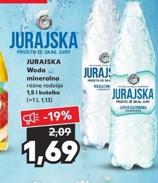Kaufland Woda niegazowana jurajska oferta