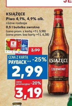 Kaufland Piwo książęce czerwony lager oferta