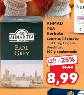 Kaufland Herbata liściasta ahmad tea london earl grey oferta