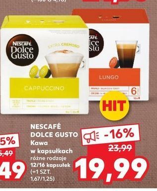 Kaufland Kawa lungo nescafe dolce gusto oferta
