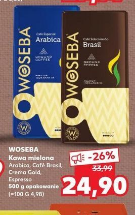 Kaufland Kawa woseba arabica oferta