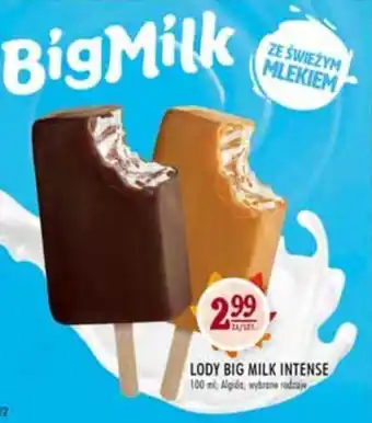 Stokrotka Algida big milk intense oferta