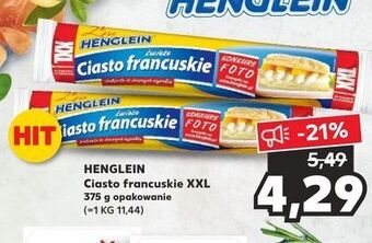Kaufland Ciasto francuskie henglein oferta