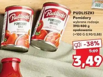 Kaufland Pomidory krojone w soku pomidorowym pudliszki oferta