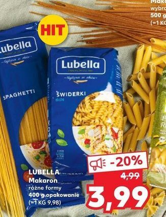Kaufland Makaron świderki lubella oferta