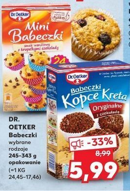 Kaufland Babeczki kopce kreta dr. oetker oferta