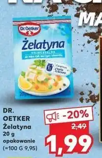 Kaufland Żelatyna uniwersalna dr. oetker oferta