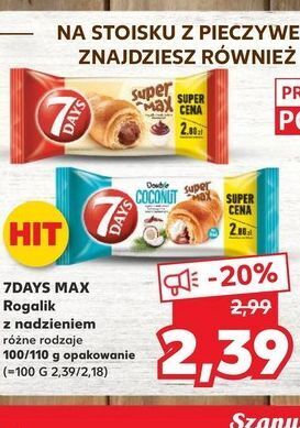Kaufland Rogal z nadzieniem kakaowym 7 days super max oferta