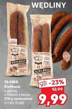 Kaufland Kiełbasa z gęsiną sława oferta