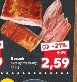 Kaufland Boczek surowy wędzony oferta