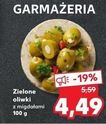 Kaufland Oliwki zielone nadziewane migdałami oferta