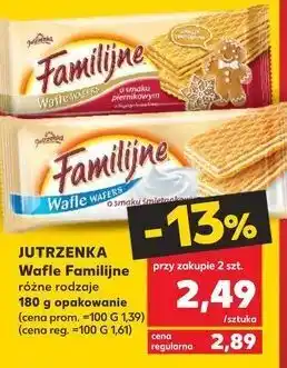 Kaufland Wafle piernikowe jutrzenka familijne oferta