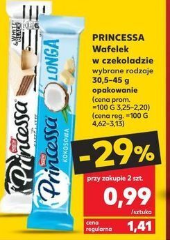 Kaufland Wafelek kokosowy princessa longa oferta