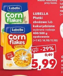 Kaufland Płatki kukurydziane pełne ziarno lubella corn flakes oferta