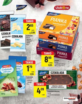 Intermarche Czekolada gorzka ivoria oferta