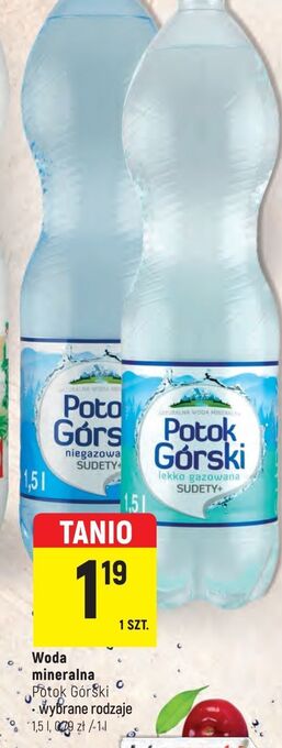 Intermarche Woda niegazowana potok górski oferta