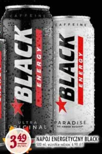 Stokrotka Black napój energetyczny 500ml oferta
