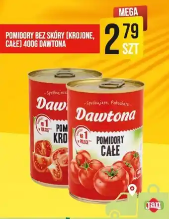 Market Jan Dawtona Pomidory bez skóry 400g oferta