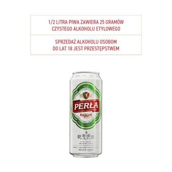 ALDI Piwo perła export oferta