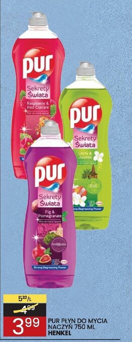 Wafelek Pur płyn do mycia naczyń 750ml oferta