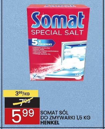 Wafelek Somat sól do zmywarki 1,5kg oferta