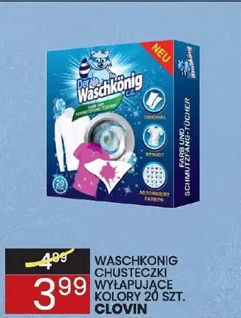 Wafelek Waschkonig chusteczki wyłapujące kolory 20szt. oferta