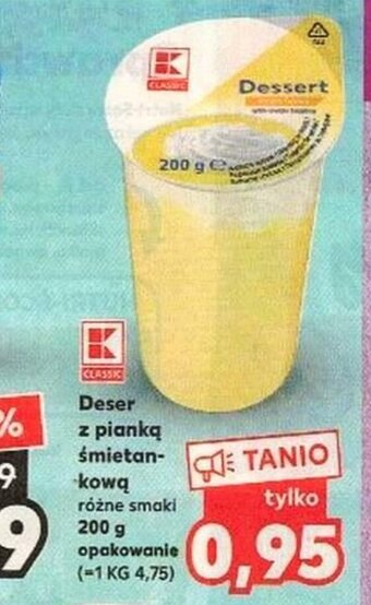 Kaufland Deser z pianką śmietankową 200g oferta