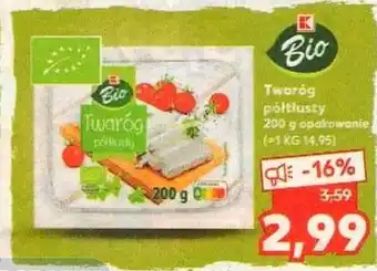 Kaufland Twaróg półtłusty 200g oferta