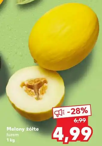 Kaufland Melony żółte oferta