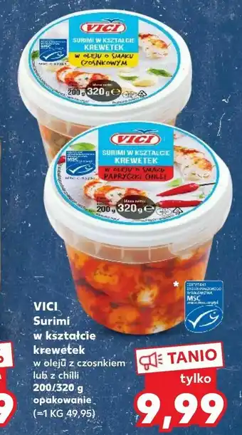 Kaufland VICI Surimi w kształcie krewetek oferta