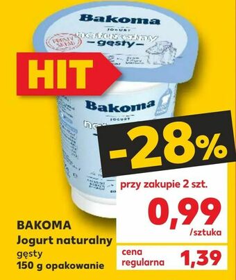 Kaufland BAKOMA Jogurt naturalny oferta