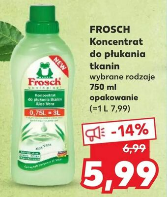Kaufland FROSCH Koncentrat do płukania tkanin oferta