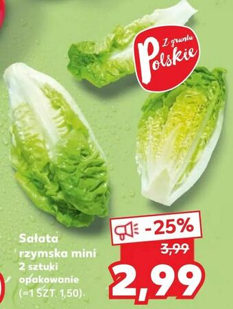 Kaufland Sałata rzymska mini oferta