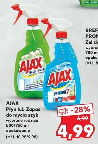 Kaufland AJAX Płyn lub Zapas do mycia szyb oferta