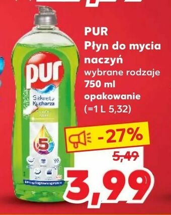 Kaufland PUR Płyn do mycia naczyń oferta