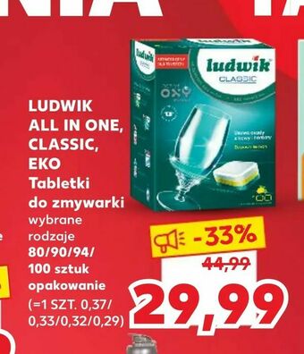 Kaufland LUDWIK ALL IN ONE, CLASSIC, EKO Tabletki do zmywarki oferta