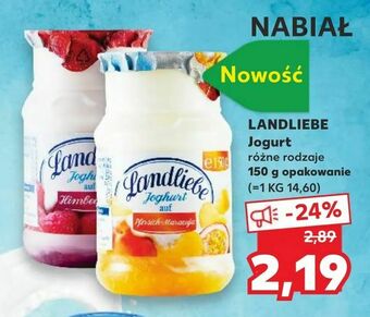 Kaufland LANDLIEBE Jogurt oferta