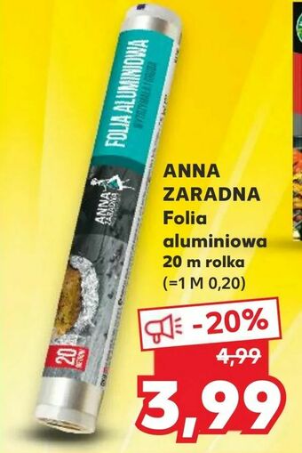 Kaufland ANNA ZARADNA Folia aluminiowa oferta