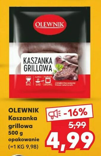 Kaufland OLEWNIK Kaszanka grillowa oferta