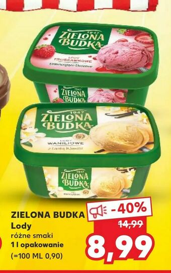 Kaufland ZIELONA BUDKA Lody oferta