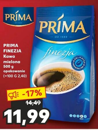 Kaufland PRIMA FINEZJA Kawa mielona oferta
