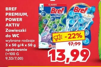 Kaufland BREF PREMIUM, POWER AKTIV Zawieszki do WC oferta